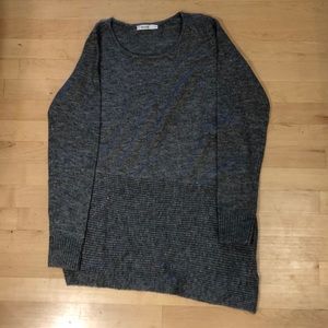 Plush Asymmetrical Sweater Dress